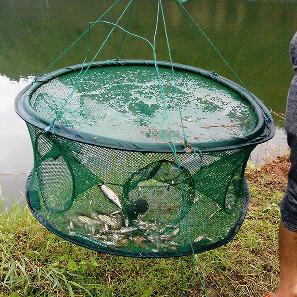 Fishing Gear Net Shrimp Cage Cage Hand Throw Automatic Folding Round Cage  Us-2