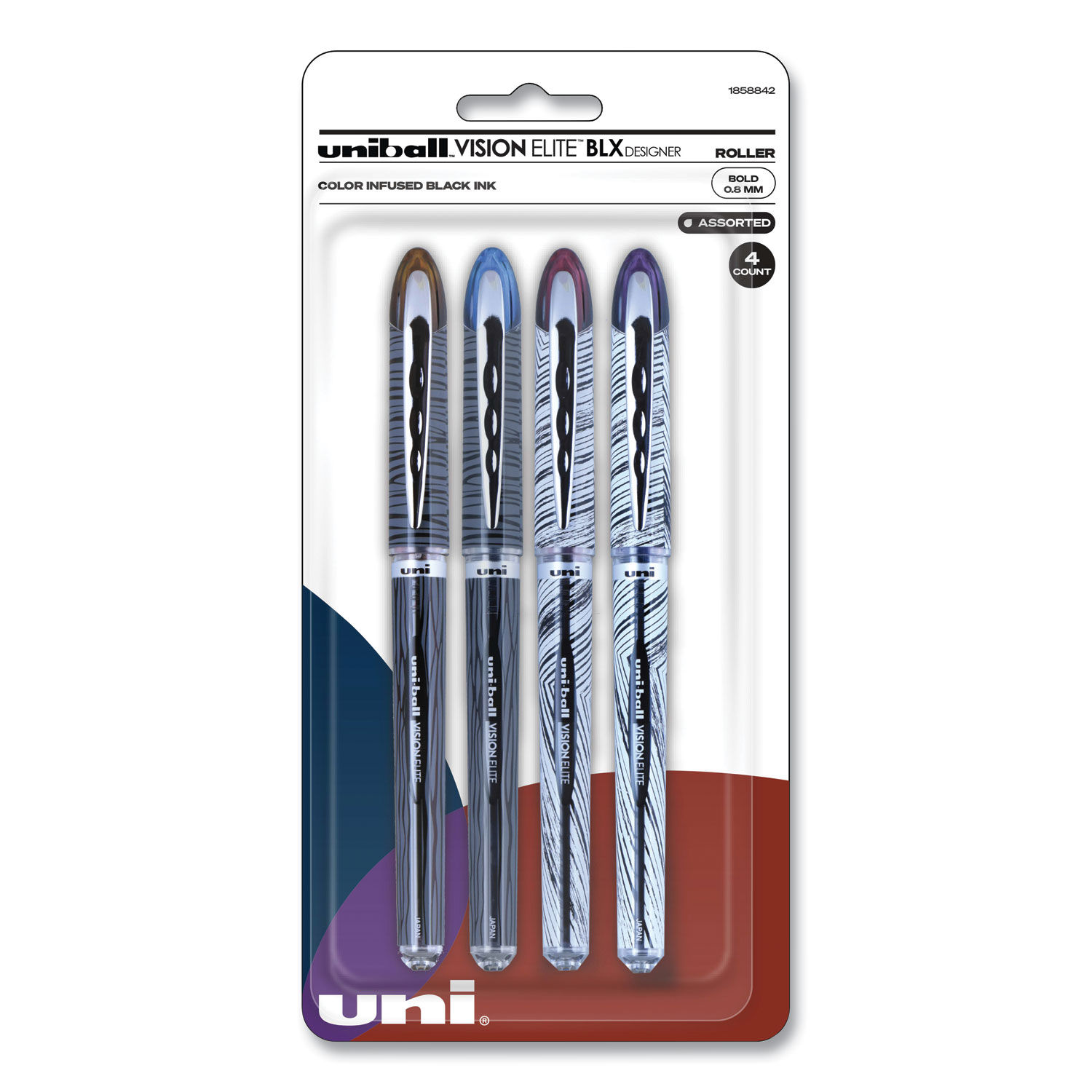 VISION ELITE Designer Series Roller Ball Pen by uni-ballandreg; SAN1858842