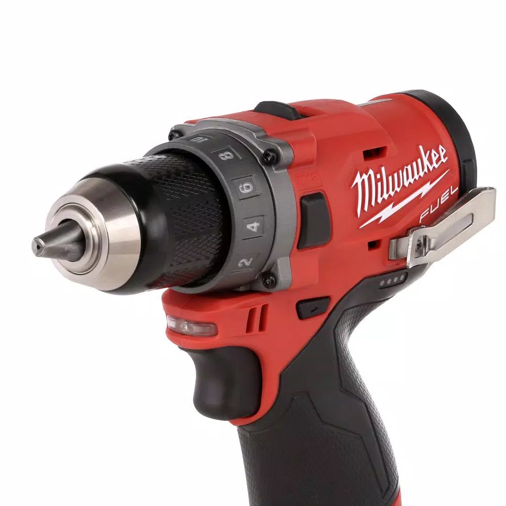 Milwaukee M12 FUEL 12-Volt Lithium-Ion Brushless Cordless 1/2 in. Drill Driver (Tool-Only) and#8211; XDC Depot