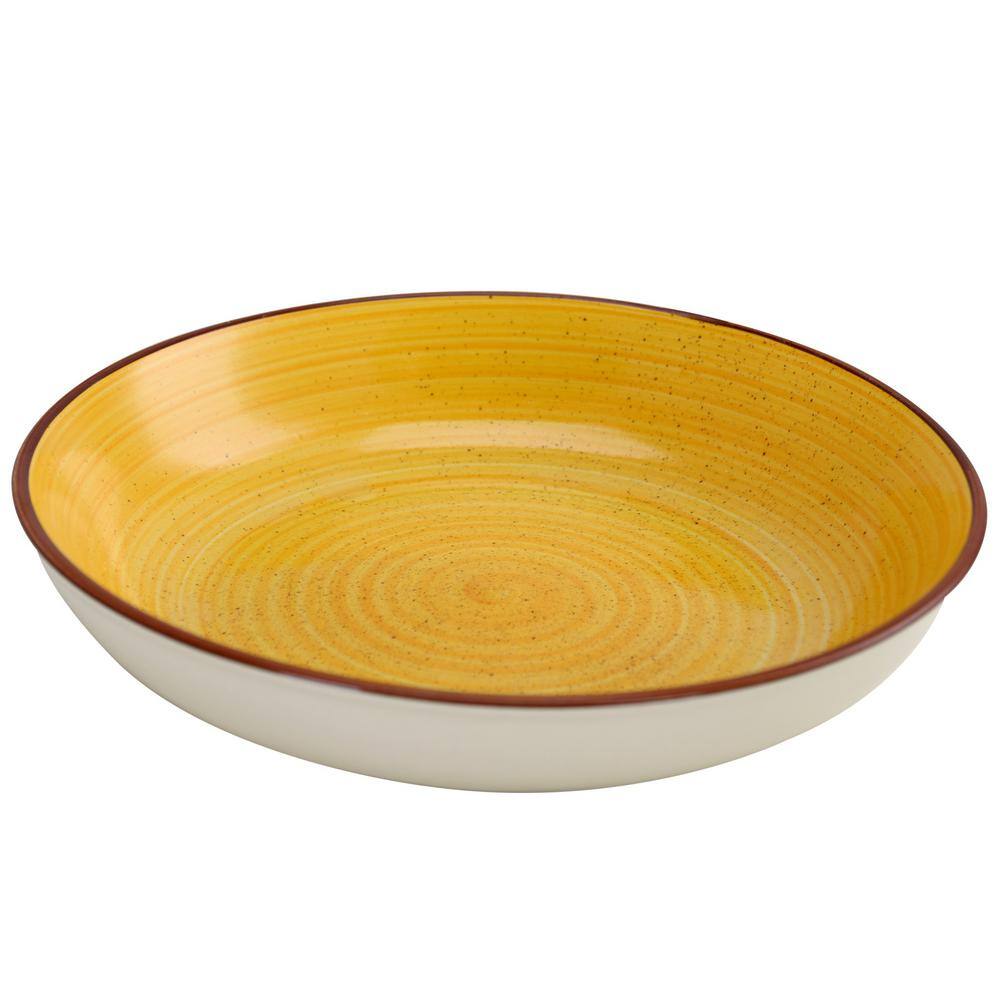 Gibson Home 12.05 oz. Assorted Colors Stoneware Pasta Bowls (4-Piece) 985105508M