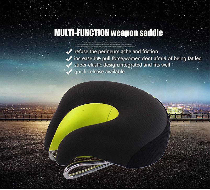 Comfortable Ergonomic Shockproof Mountain Bike Saddle Soft Thick Shock Absorbing Bicycle Seat Cycling Seat