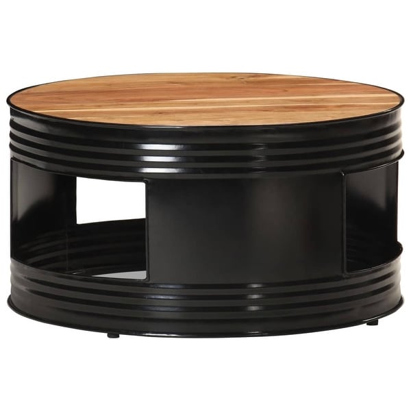 vidaXL Coffee Table Black 26.8