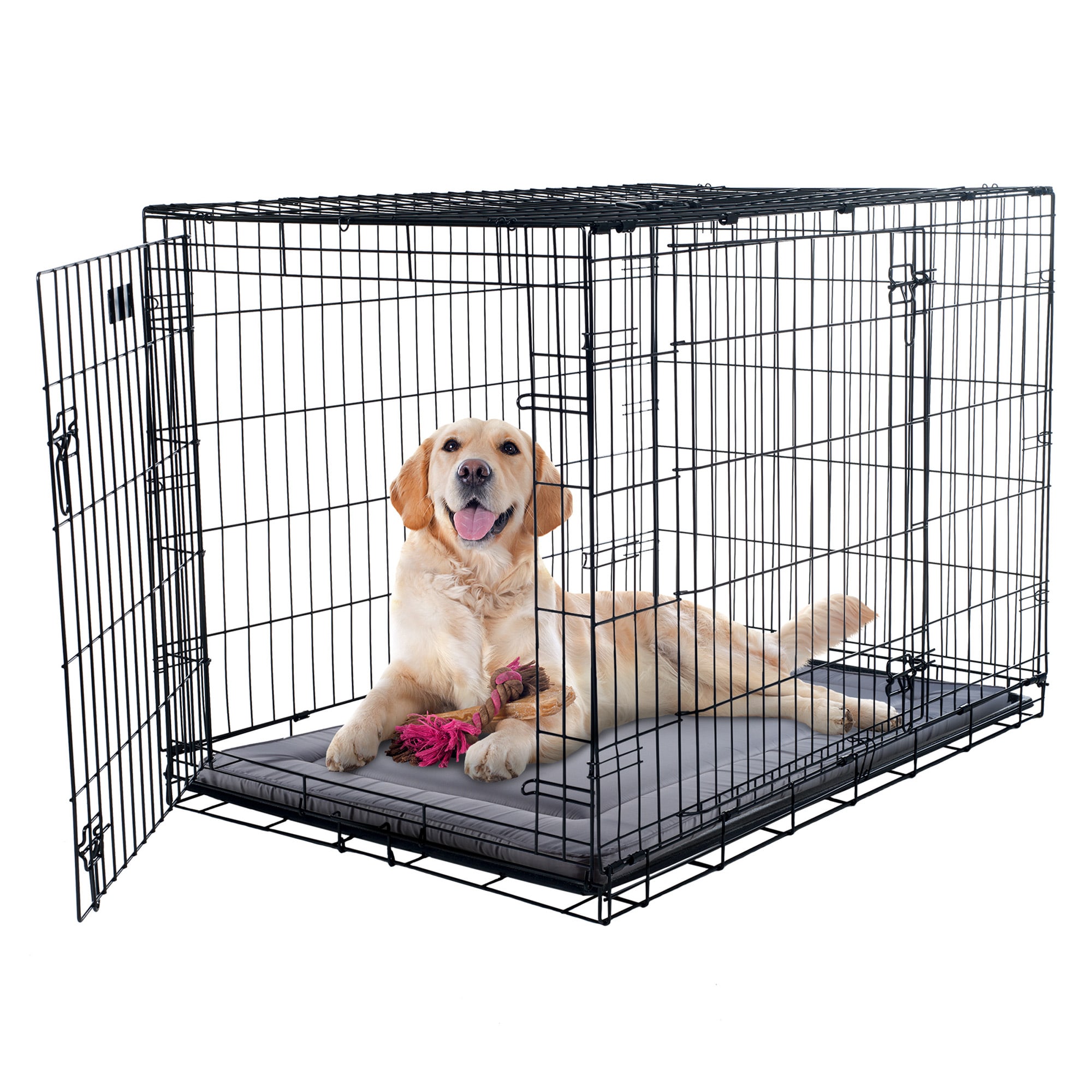 PET ADOBE Gray Waterproof Dog Crate Pad