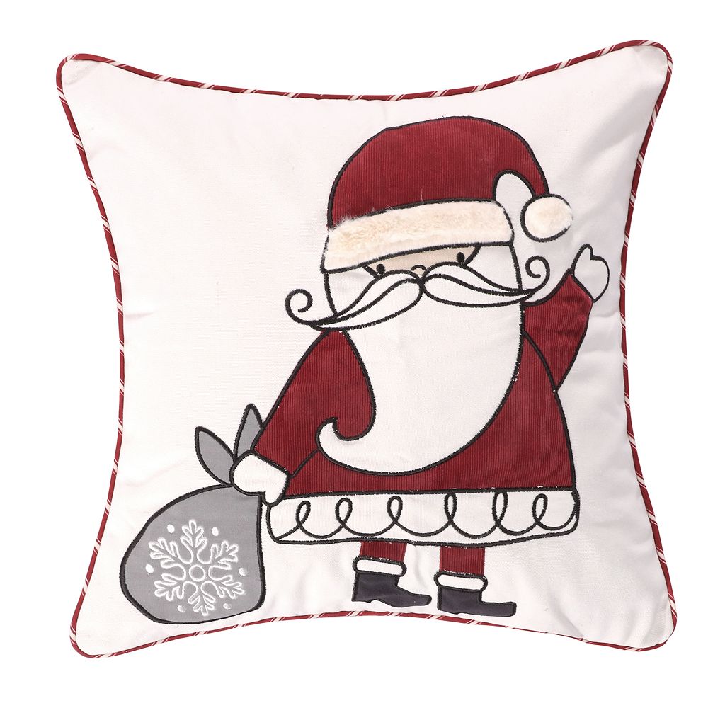 Levtex Home Santa Claus Lane Santa Throw Pillow