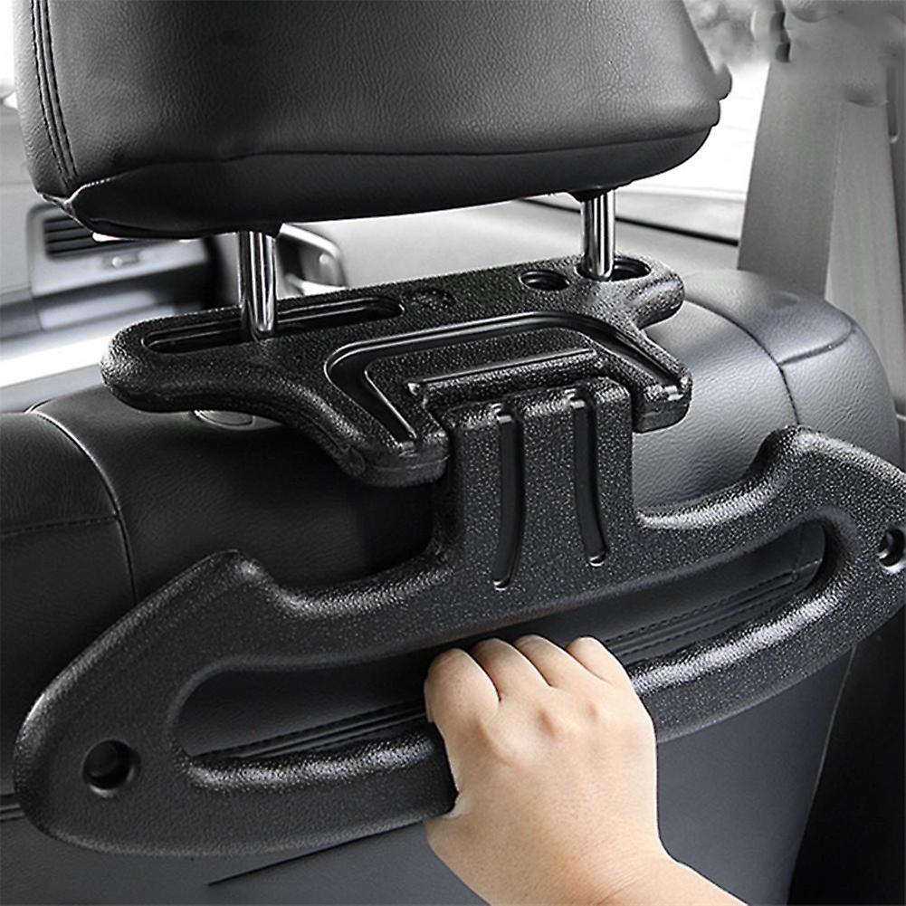 Car Drying Rack Hanger Hook Multifunctional Folding Safety Handle For Tops Suits Jackets Coats Beige