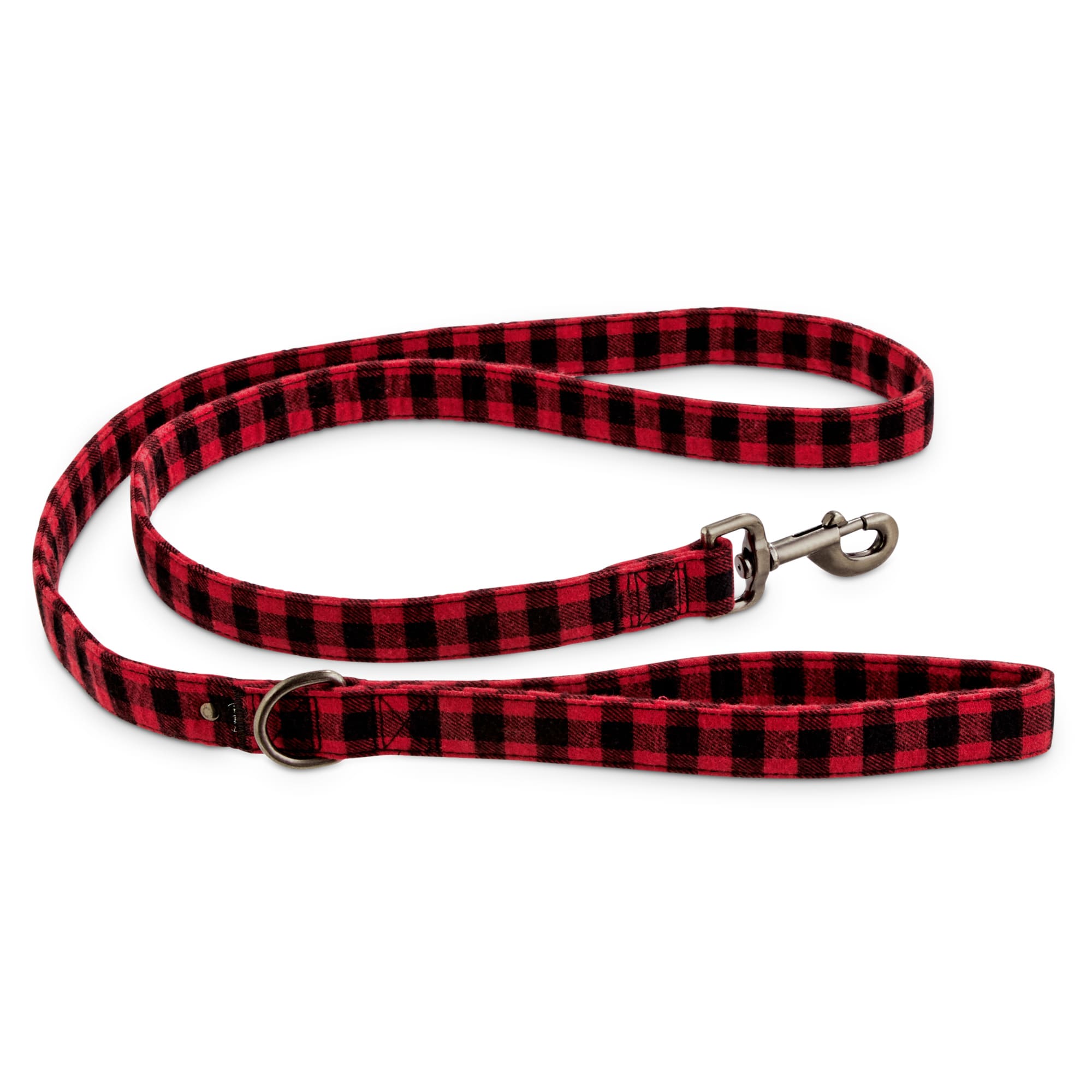 BOND  CO. Buffalo Check Dog Leash， 5 ft.