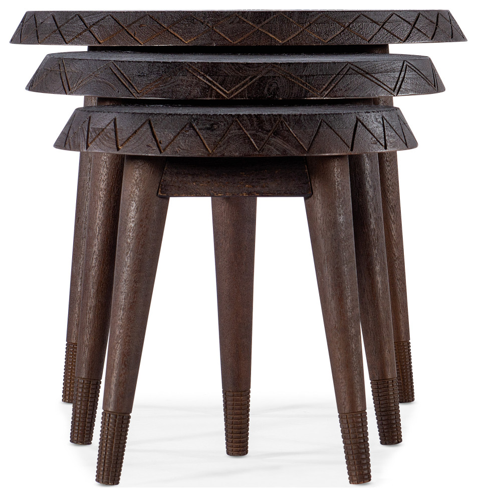 Commerce and Market Nesting Tables   Midcentury   Coffee Table Sets   by Hooker Furniture  Houzz