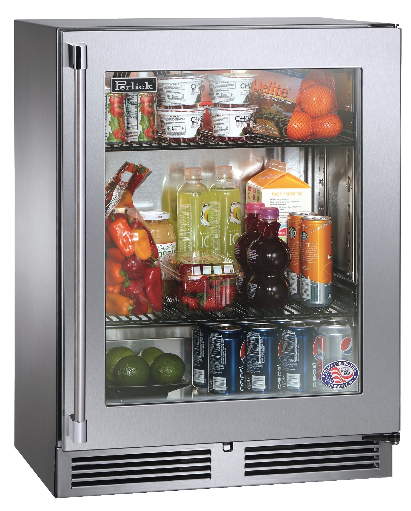 Perlick HH24RO Sottile 24 Wide x 18 Depth Outdoor Refrigerator With Different Door Options