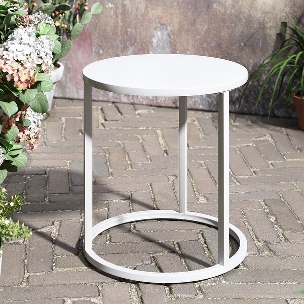 Crestlive Products Metal Round Side Table