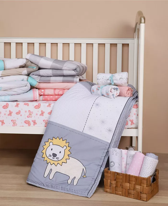 Cuddles and Cribs Nursery 4 Piece Bedding Crib Set