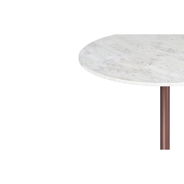 Simplihome Dining Table Osborne White copper