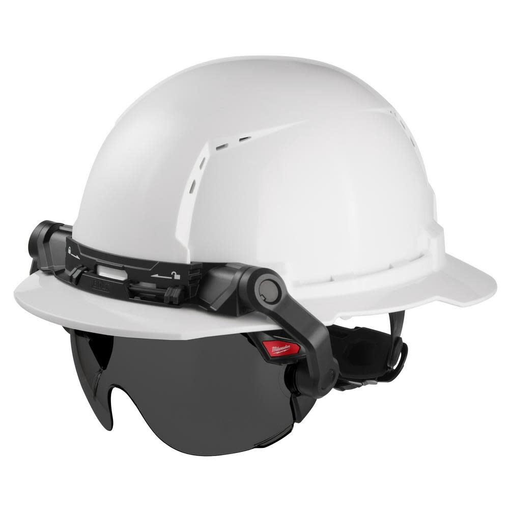 MW BOLT Eye Visor Tinted Dual Coat Lens Compatible with Safety Helmets and Hard Hats 48-73-1415 from MW