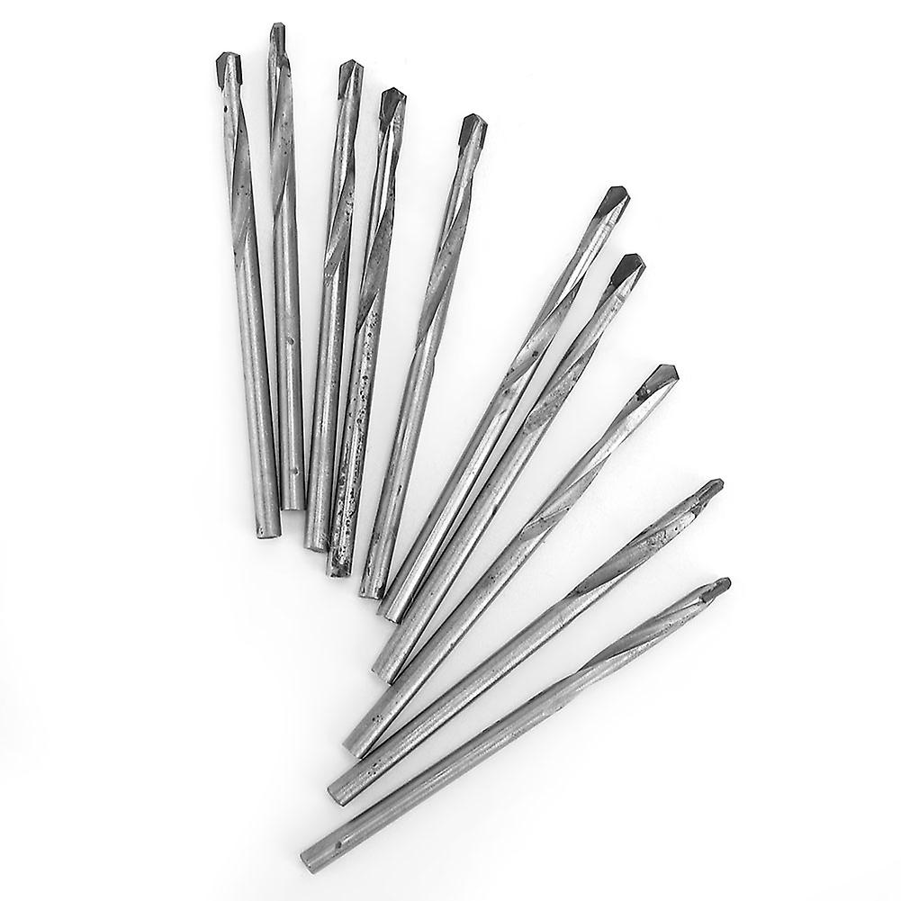 10pcs Carbide Straight Shank Twist Drill Bit For Wood Plastic Metal7.0mm