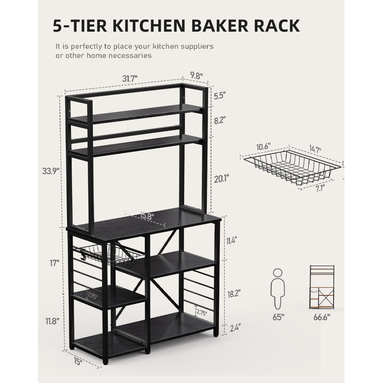 Terilyn 31.7'' Baker's Rack