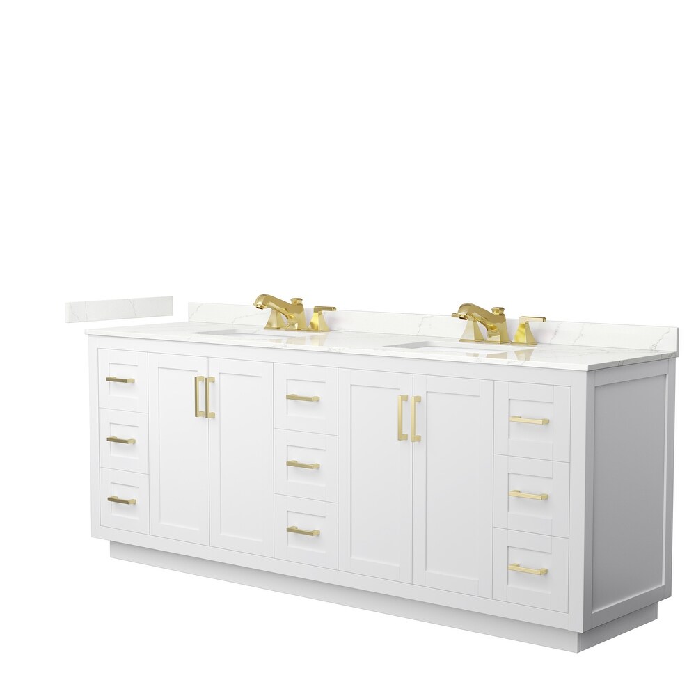 Miranda 84 inch Double Vanity  Quartz Top