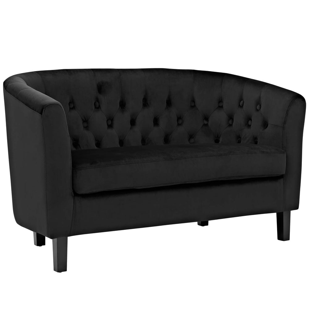 Prospect 3 Piece Velvet Loveseat and Armchair Set