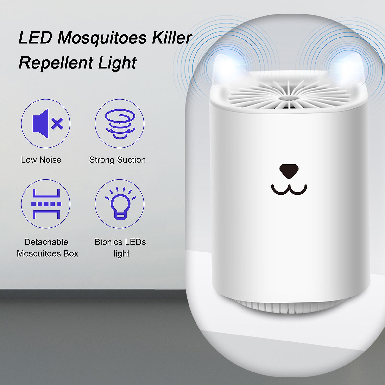 D C 5 V 5 W L-ed Mosquitoes Killer Lamp Repellent Light Usb C-harging Port Design For Home Living Room Bedroom Daily Use Portable Present Gift No.2642