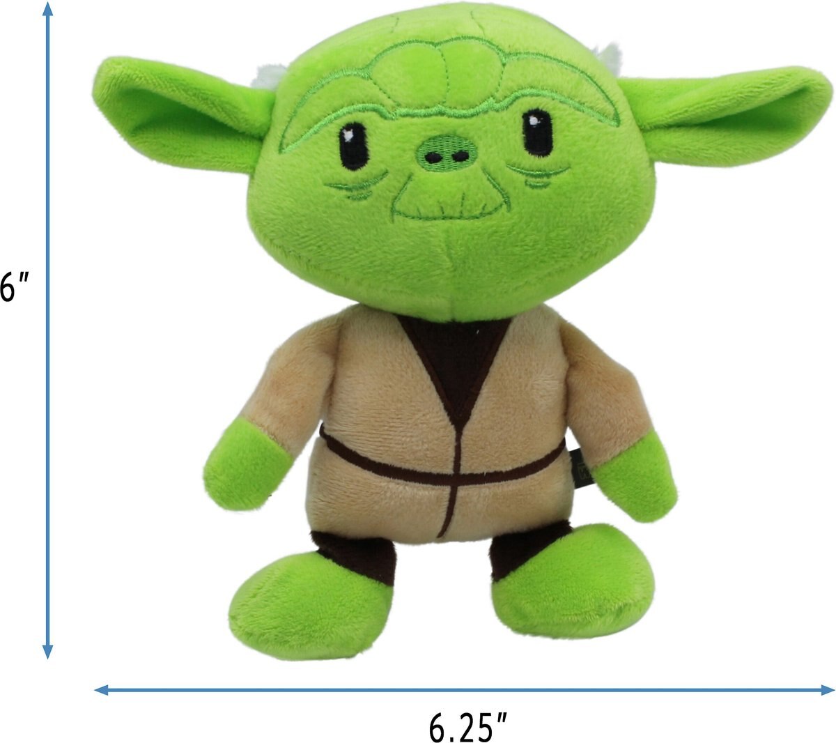 Fetch For Pets Star Wars Yoda Squeaky Plush Dog Toy