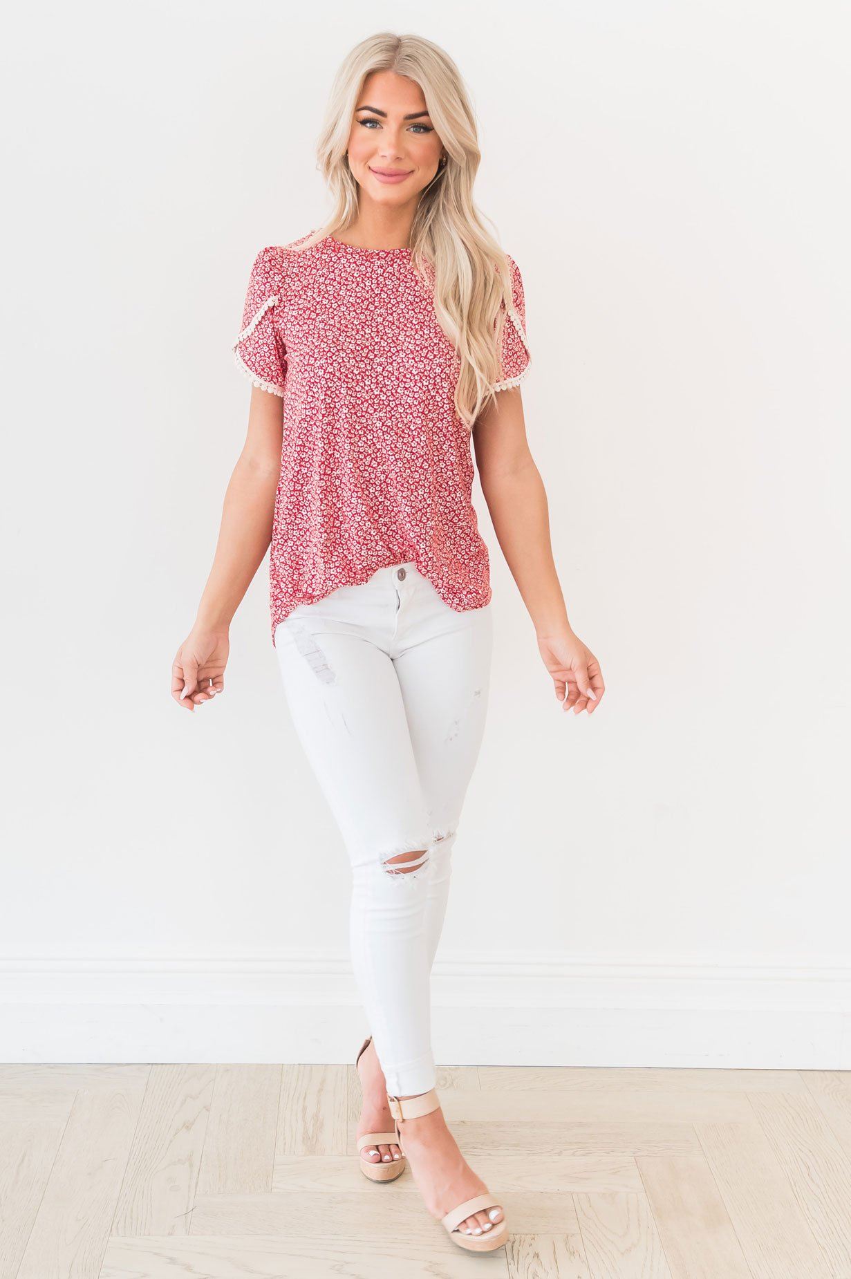 Best Days Ahead Modest Blouse