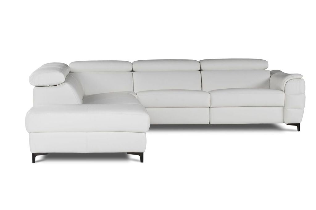 Boulevard 4 Piece Leather Reclining Sectional