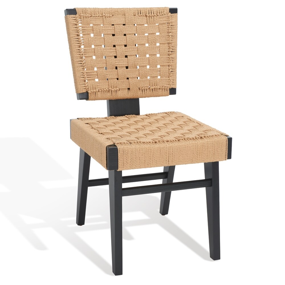 SAFAVIEH Couture Susanne Woven Dining Chair (Set of 2)   19 in. W x 24 in. D x 35 in. H