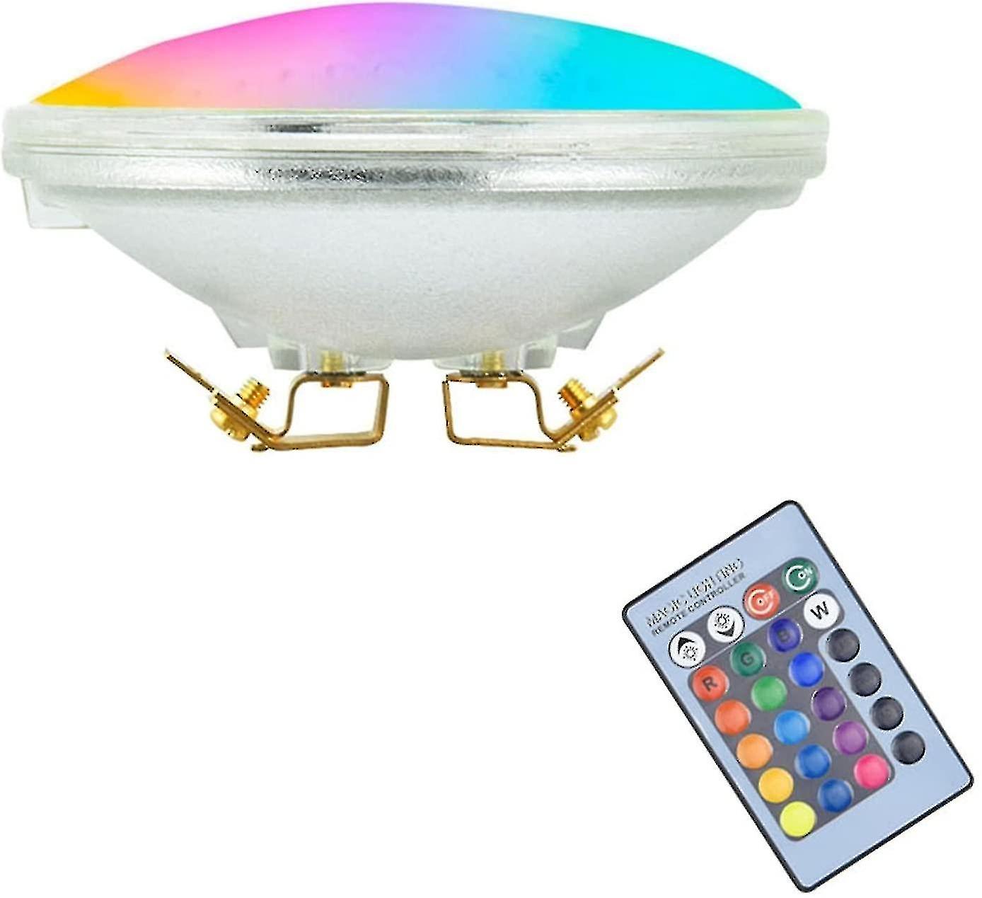 Led Pool Lighting Par36 Rgb 0.04 Recessed Pool Spotlight 2v With Remote Control Pool Lamp For Ingrou