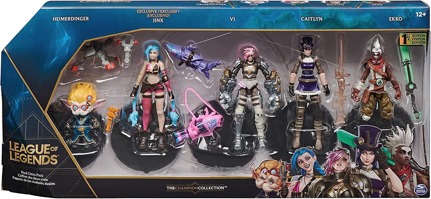 5-Pack League of Legends Dual City Pack Exclusive Figure