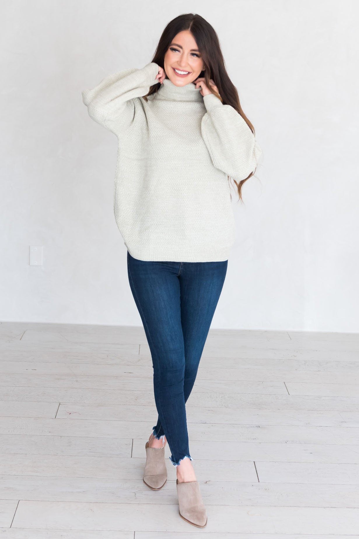 My Sweetheart Modest Turtleneck Sweater