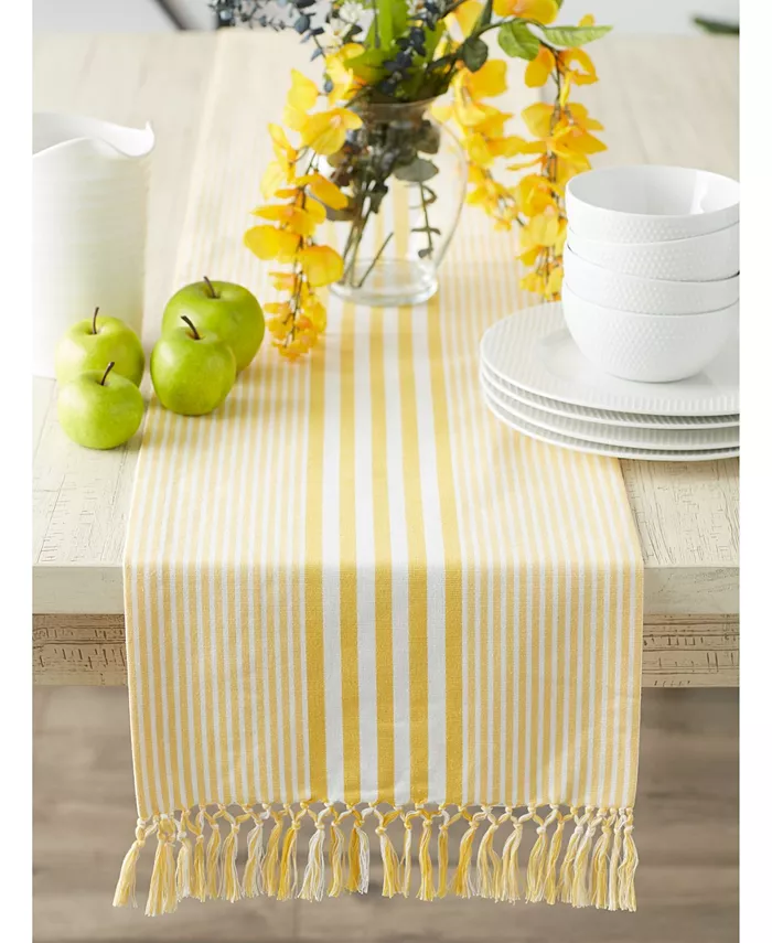 Design Imports Stripes Table Runner