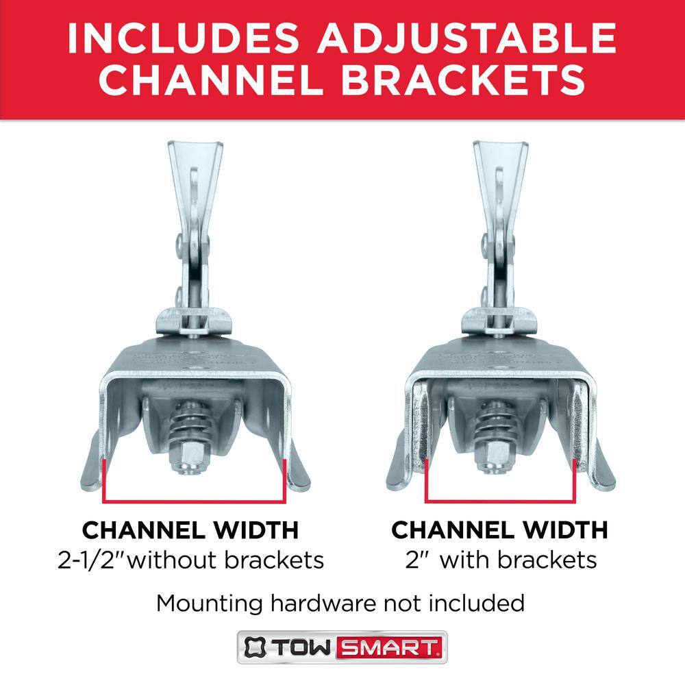 TowSmart Class 1 1-78 in. Ball Coupler with 2 in. to 2-12 in. Adjustable Collars 778