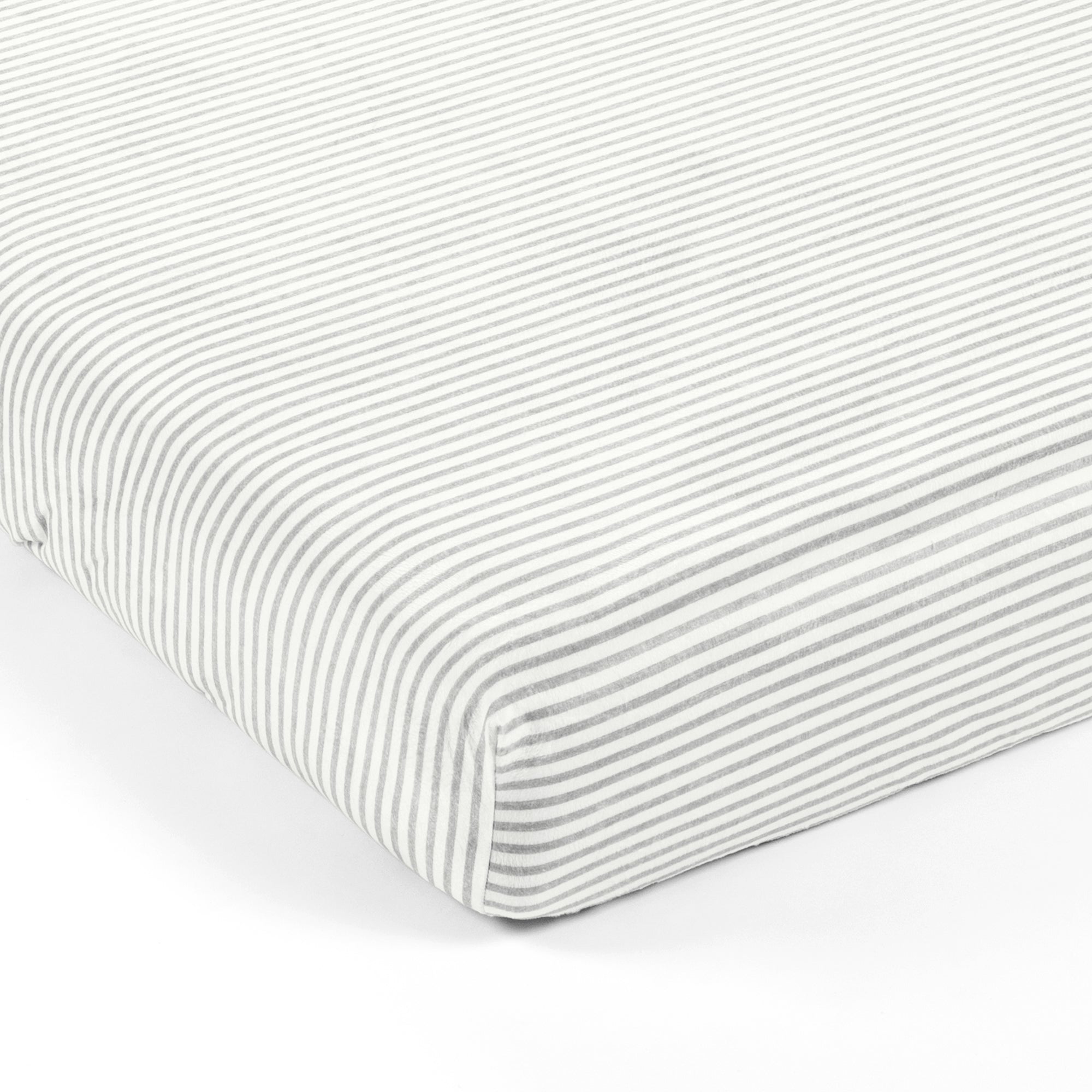 Stripe Soft & Plush Fitted Crib Sheet