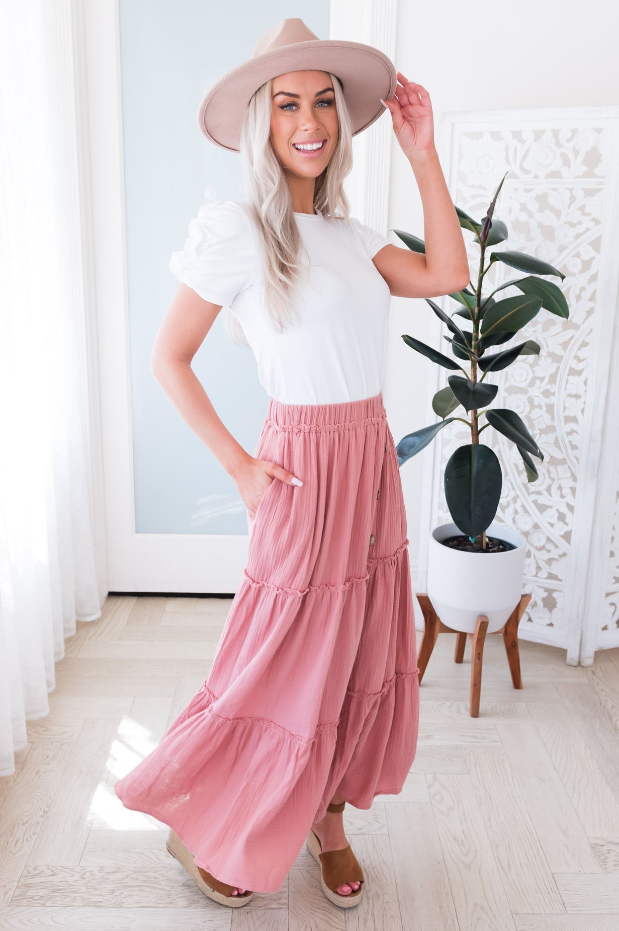 It's A Girls Day Modest Maxi Skirt