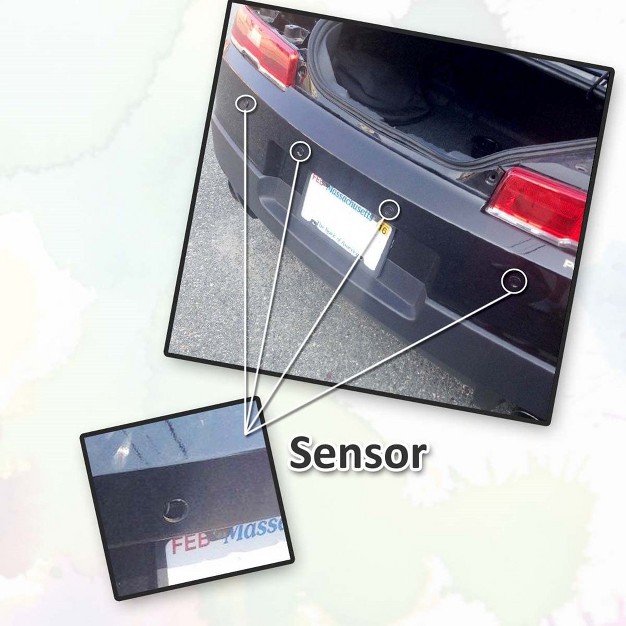 New 4 Parking Sensors Led Display Car Reverse Backup Radar System