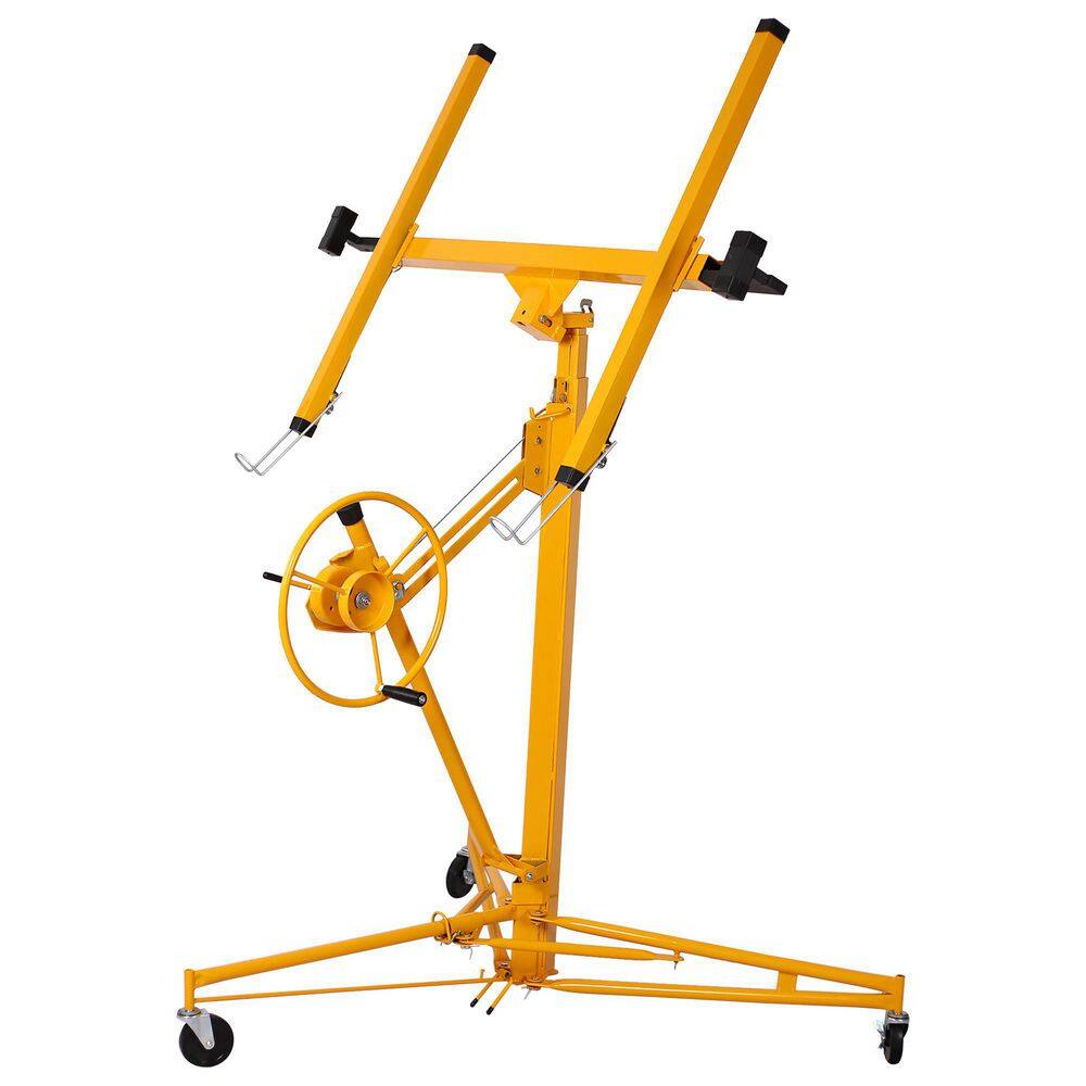 Tatayosi 16 ft. Drywall Panel Hoist Jack Lifter Drywall Lift Panel Lift in Yellow P-DJ-38730