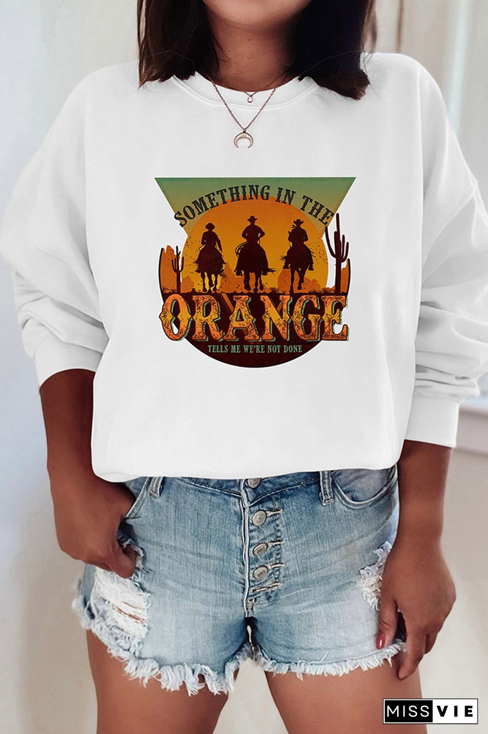 Something in the Orange Sweatshirt Wholesale