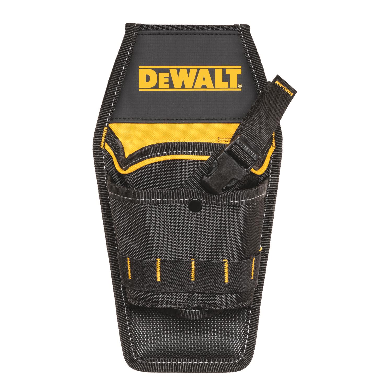 DW 13 pocket Ballistic Nylon Professional Drill Holster Black/Yellow