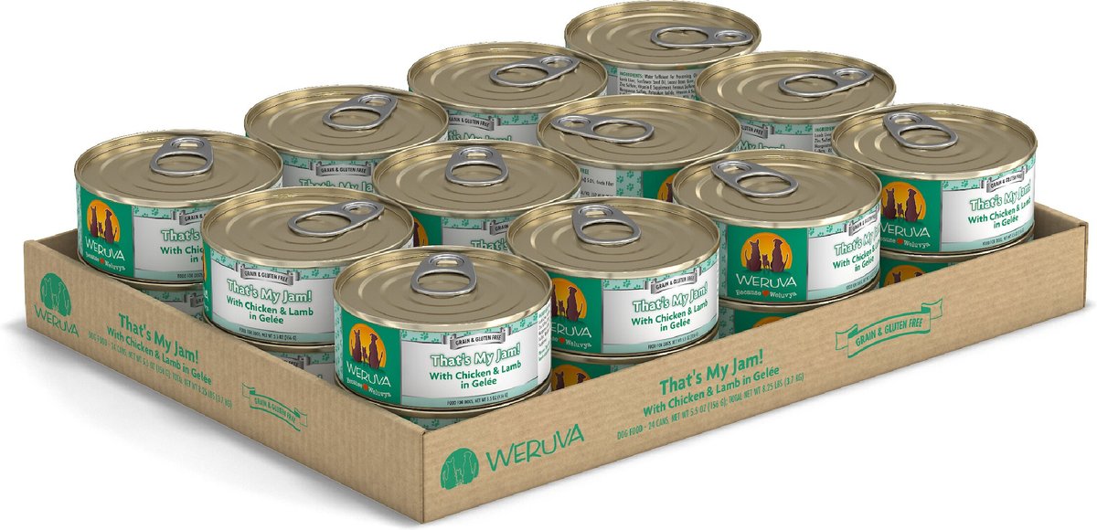 Weruva That's My Jam! With Chicken and Lamb in Gelee Grain-Free Canned Dog Food