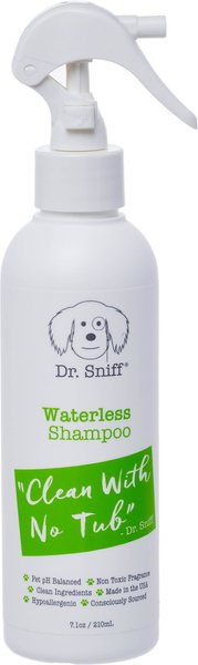 Dr. Sniff Cat and Dog Waterless Shampoo， 7.1-oz bottle