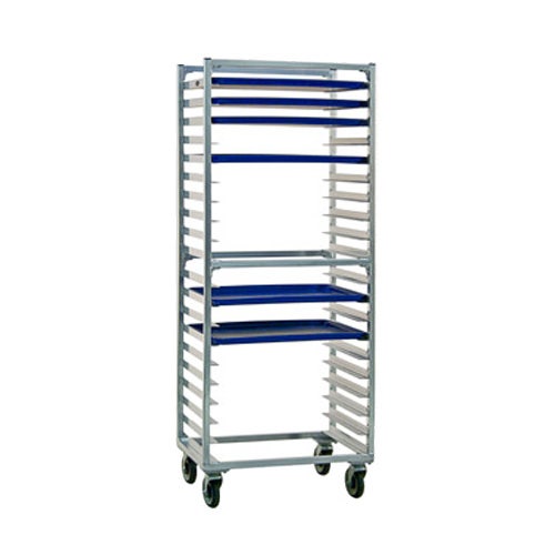 New Age Industrial 1331S Mobile Side Loading Bun Pan Rack， 20-Pan Capacity