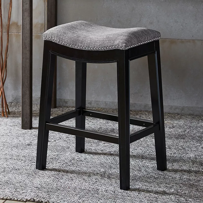 Madison Park Nomad 27 Saddle Counter Stool