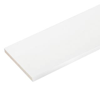 Veranda 1 in. x 9-14 in. x 8 ft. White PVC Trim (2-Pack) 827000203