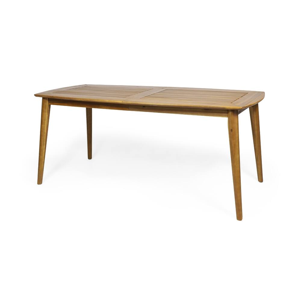 Artesia Outdoor Rustic Acacia Wood Dining Table by Christopher Knight Home   71.00\