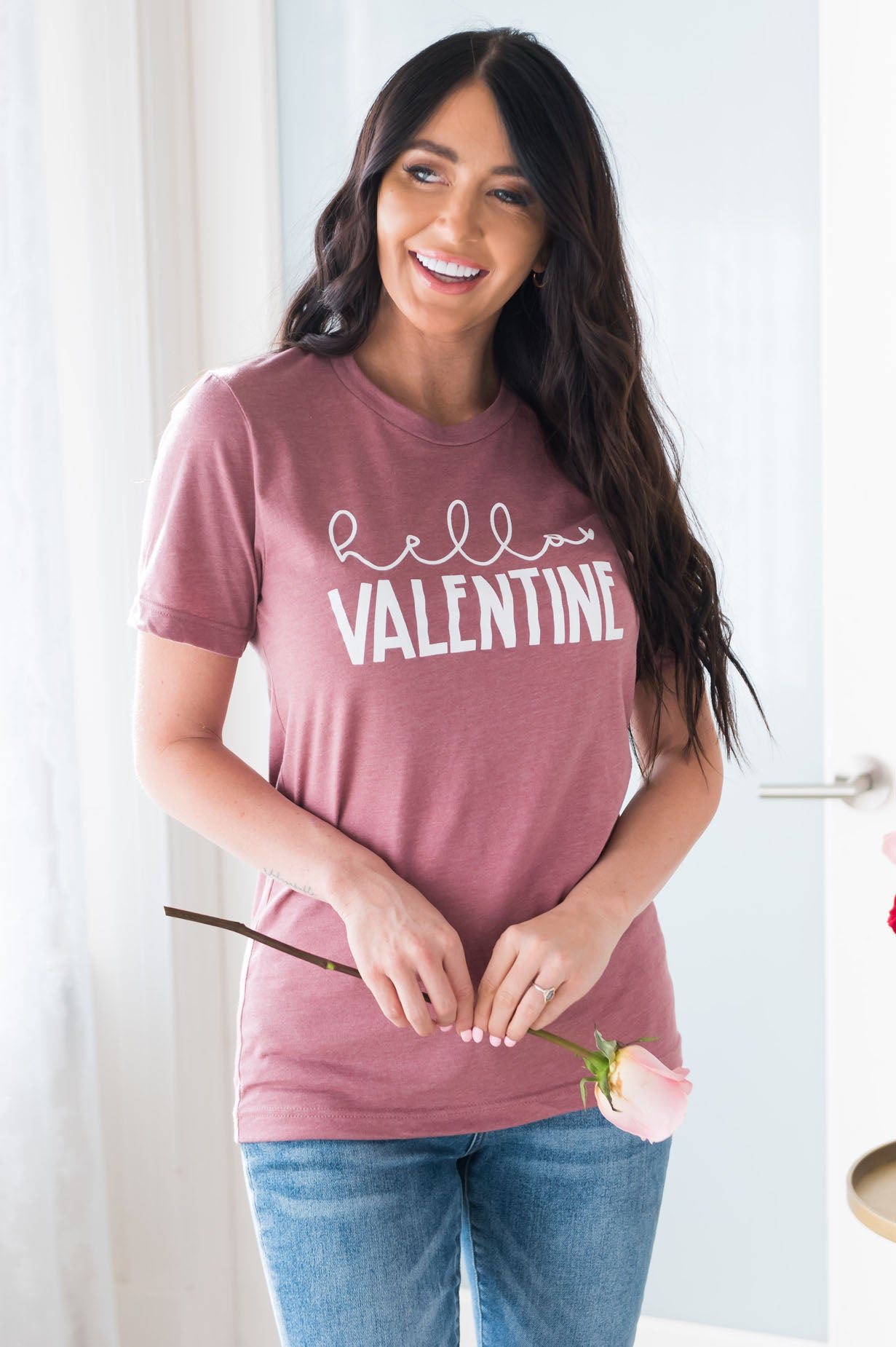 Hello Valentine Modest Tee