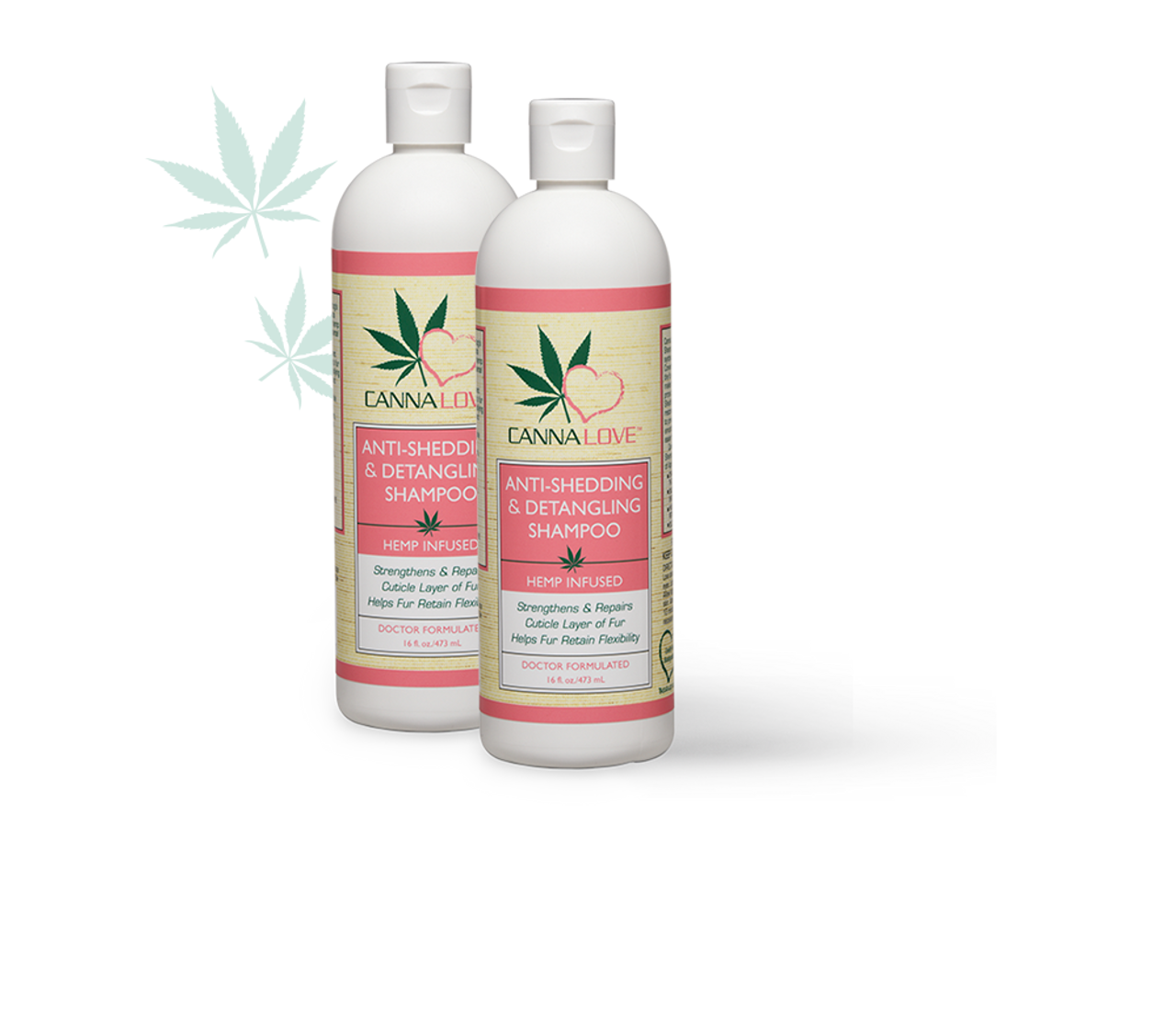 CannaLove Anti-Shedding and Detangling Shampoo For Dogs 16oz