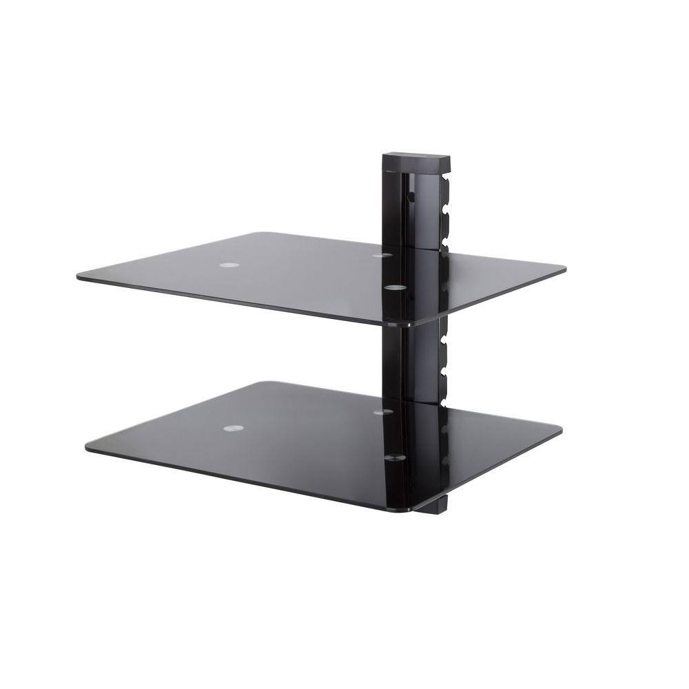 AVF Wall Mounted AV Component Shelving Bracket 2 Shelf AS200-A