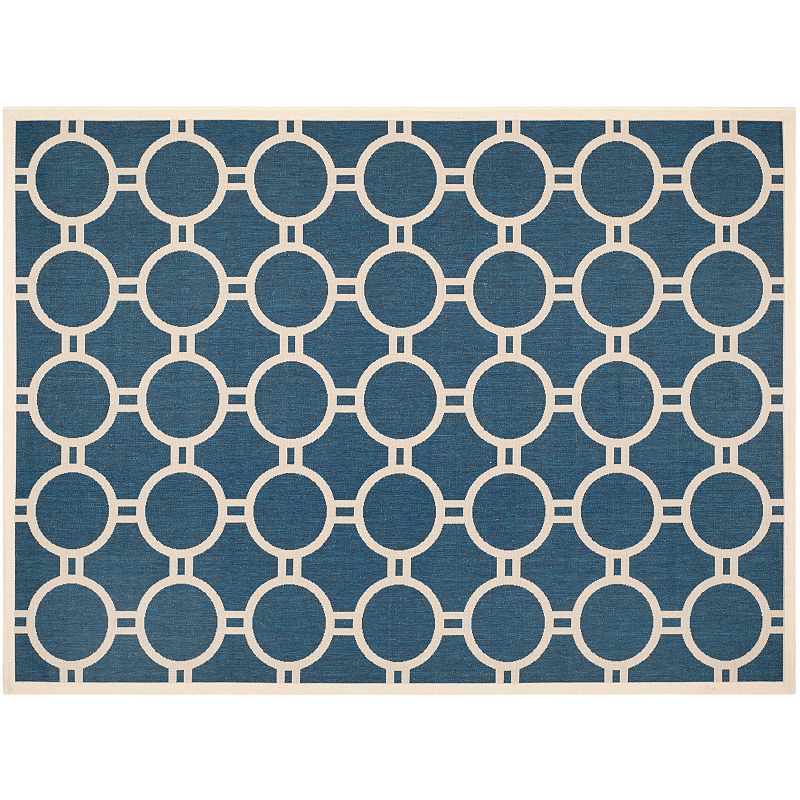 Safavieh Courtyard Circle in the Square Indoor Outdoor Rug