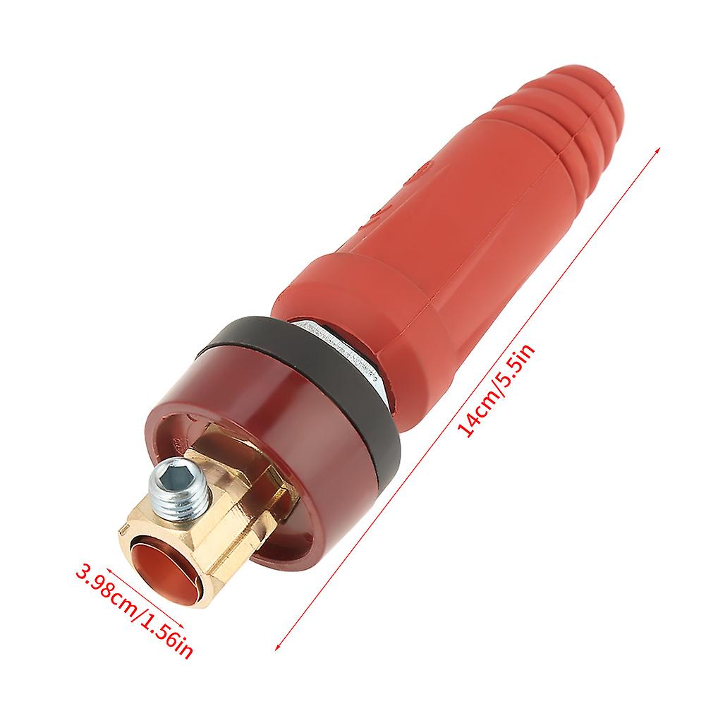 1pcs/set Dkj35-50 Red Quick Fitting Cable Connector Plug With Socket For Welding Machine