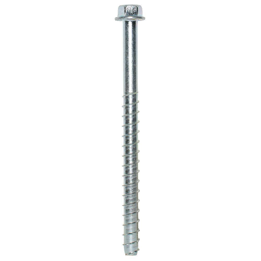 Simpson Strong-Tie Titen HD 12 in. x 8 in. Zinc-Plated Heavy-Duty Screw Anchor (20-Pack) THD50800H