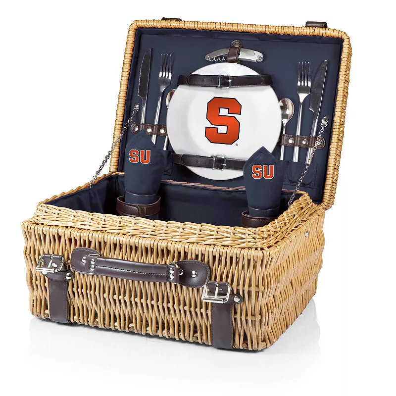 Picnic Time Syracuse Orange Champion Picnic Basket Set