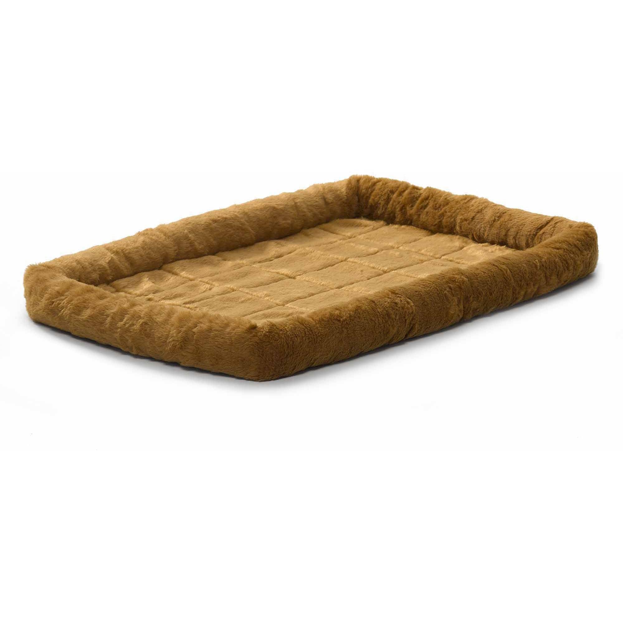 MidWest QuietTime Pet Bed & Dog Crate Mat, Cinnamon, 42"